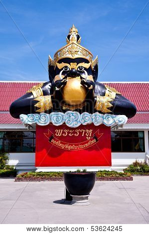 Statue Of Rahu Is The God Of The Indian