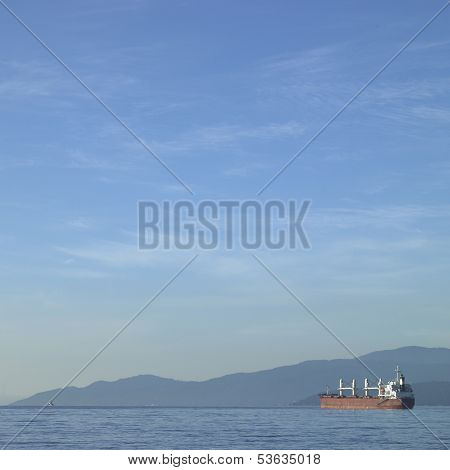 Tanker On The Ocean