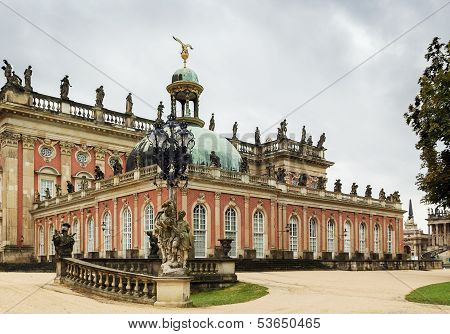 The New Palace In Sanssouci Park, Potsdam, Germany