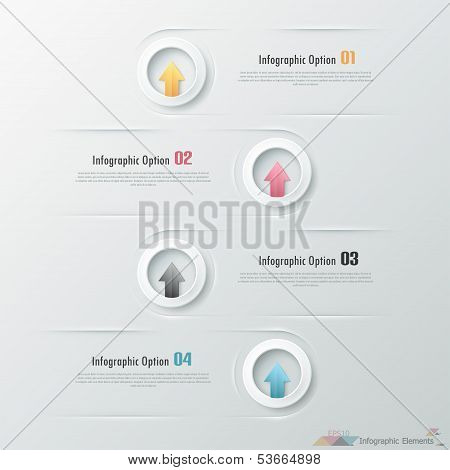 Modern Infographics Options Banner.