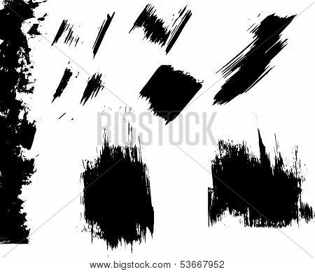 Ink blots grunge