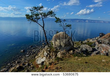 View Of Lake Baikal From Olkhon Island