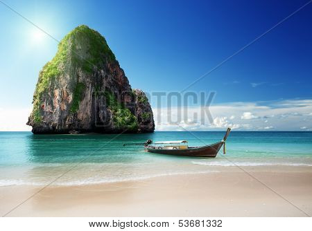 beach in Krabi province, Thailand 