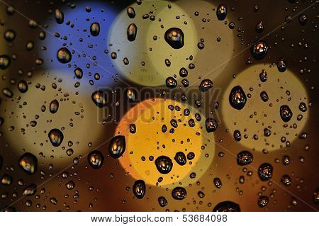 Metalic Looks Like Raindrops Backlight Colors