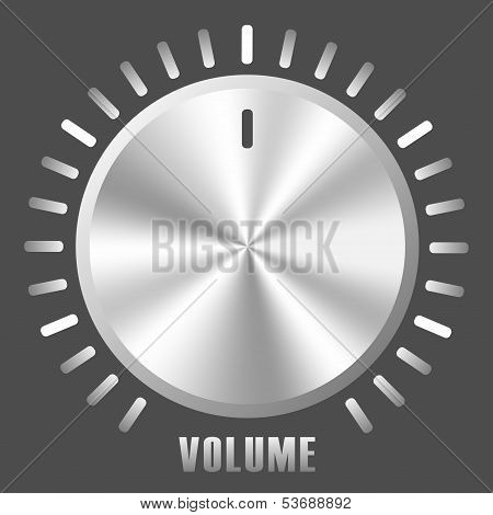 Vector Metallic Volume Control Knob