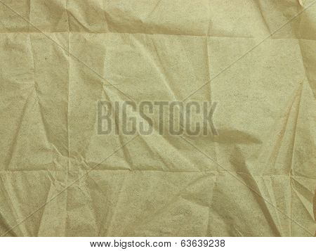 Crumpled Paper Napkin