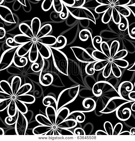 Seamless Floral Pattern (Vector)