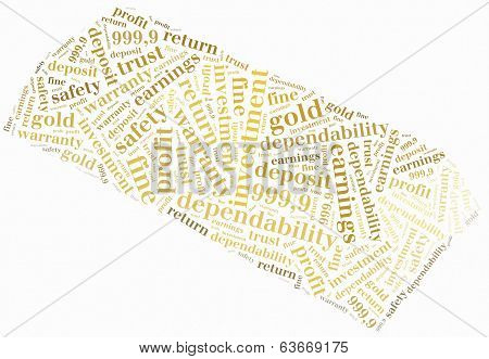 Word Cloud Concept Ore Investment Related