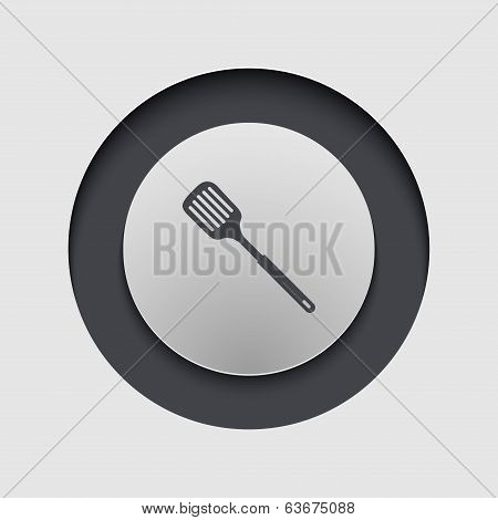 Vector modern circle icon.