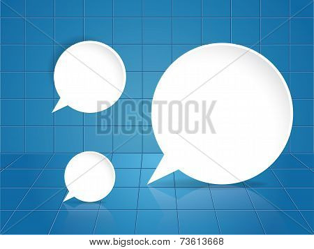 Round speech bubble