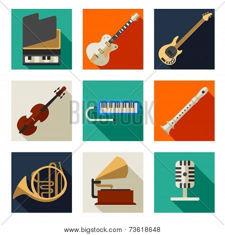 Musical Instruments Icons