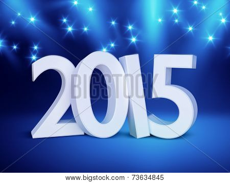 An image of a nice stage lights new year 2015