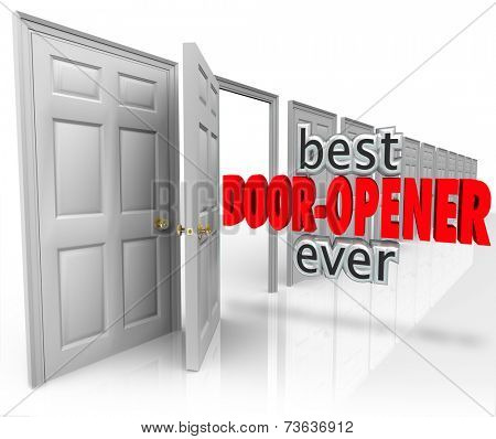 Best Door Opener Ever 3d words for selling to customers with successful results