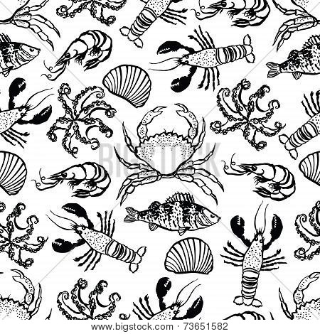 Sea Food Background