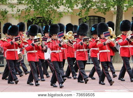 British Queen Guards Marching Band