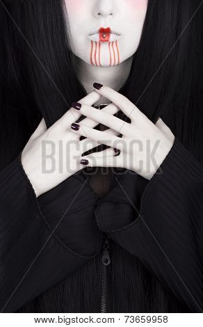 Futuristic geisha  2