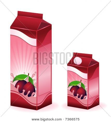 milchig Verpackungsprodukt