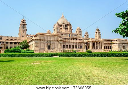 Outside View Of Umaid Bhawan Palace Of Rajasthan