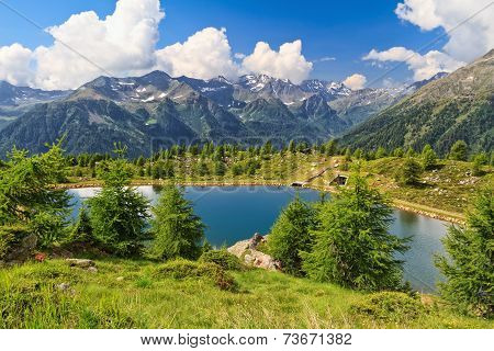 Doss Dei Gembri Lake In Pejo Valley