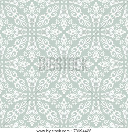 Damask Vector Pattern. Orient Background