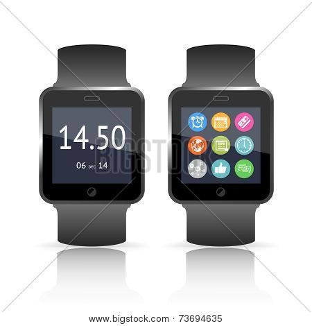 Smart watch vector illustration