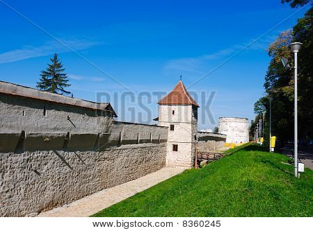 Brasov Fortress Tower In Romania