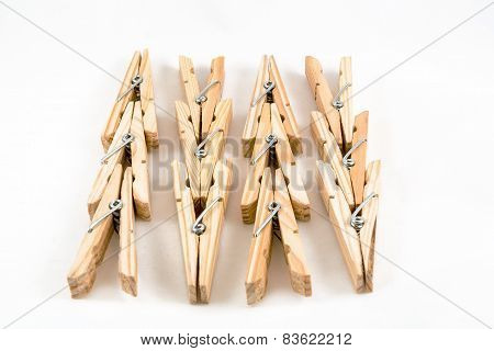 Clothespins Wooden