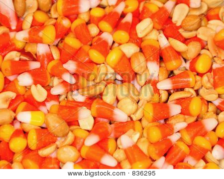 kukurydzy cukierka i mix orzechowe