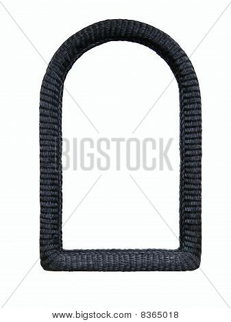 Hand gewebte Arch Wicker frame