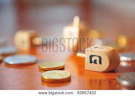 Dreidels And Gelt