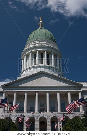 Maine Statehouse och Capitol Building