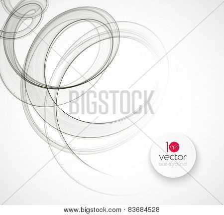 Abstract transparent wave template  background brochure design