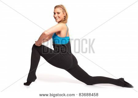 Young Sporty Woman In The Warm-up Workout