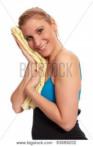 Young Sporty Woman In The Warm-up Workout
