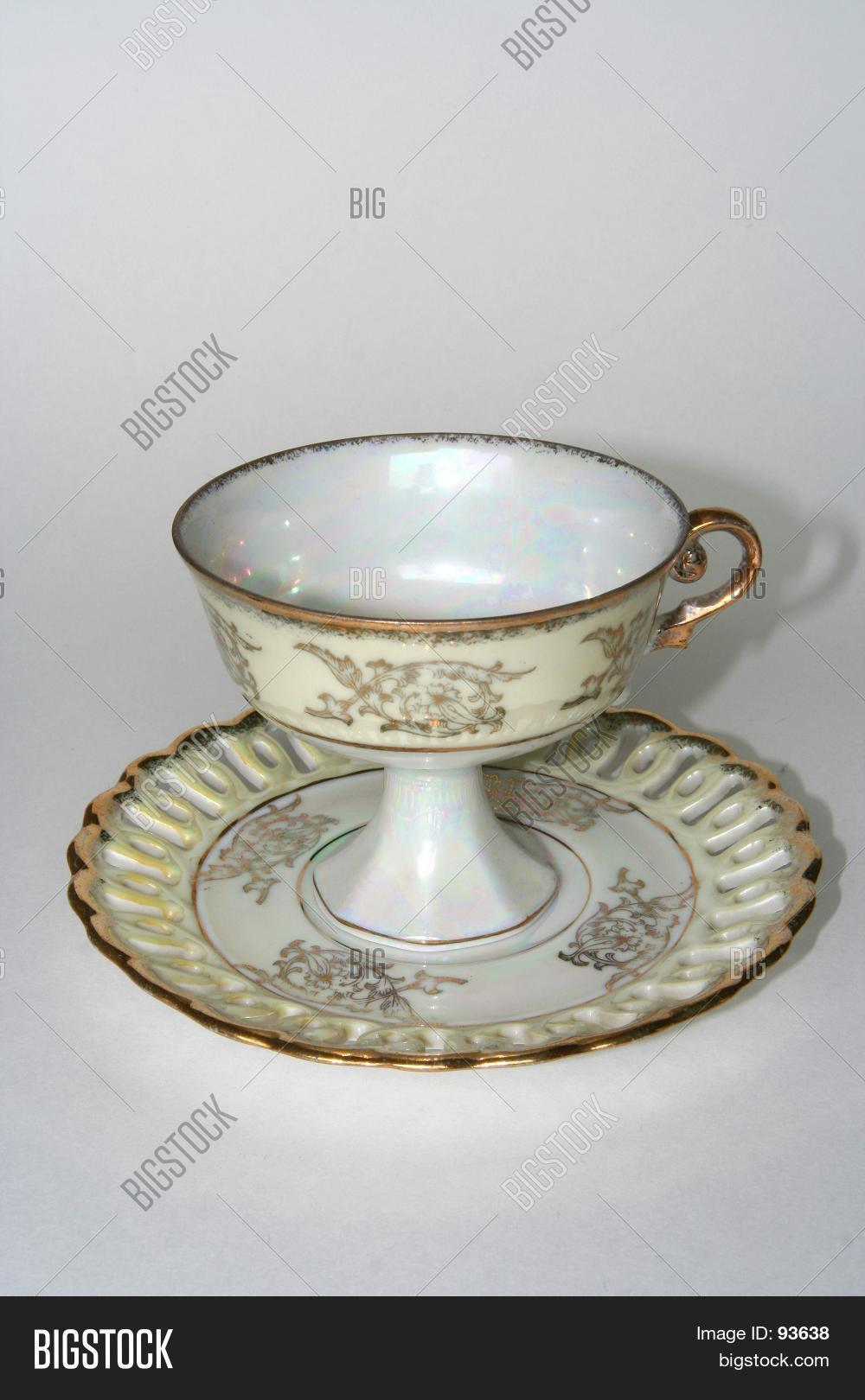 Antique Cup Saucer Image & Photo (Free Trial) Bigstock
