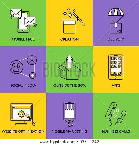 The business concept.