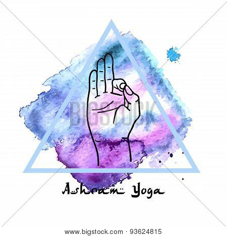 Element yoga mudra hands