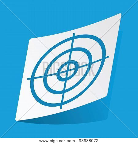 Aim sticker