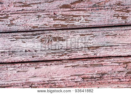 chipped paint on the door of the old boards texture background