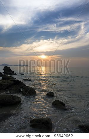 Stones on Beach.
