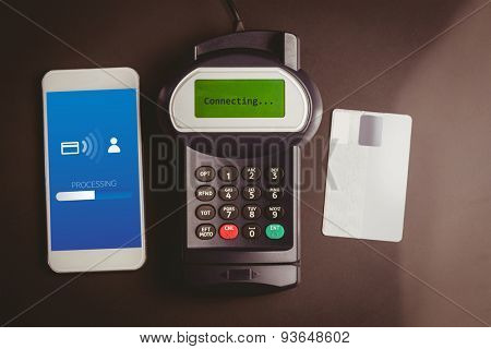 Loading screen against paying with smartphone
