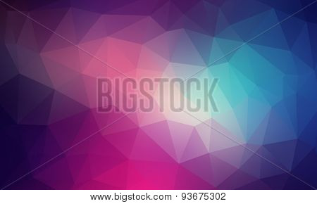 Abstract 2D Geometric Colorful Background