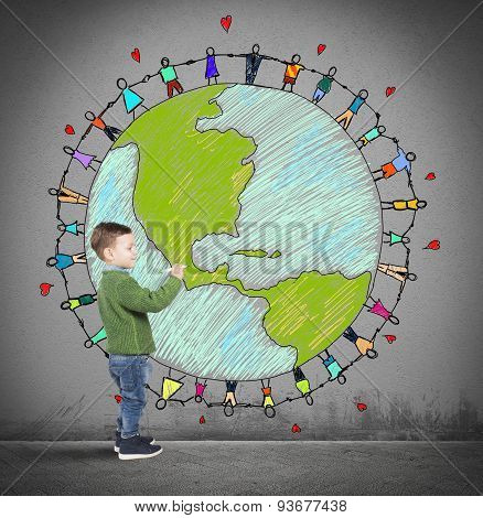 Solidarity world of a child