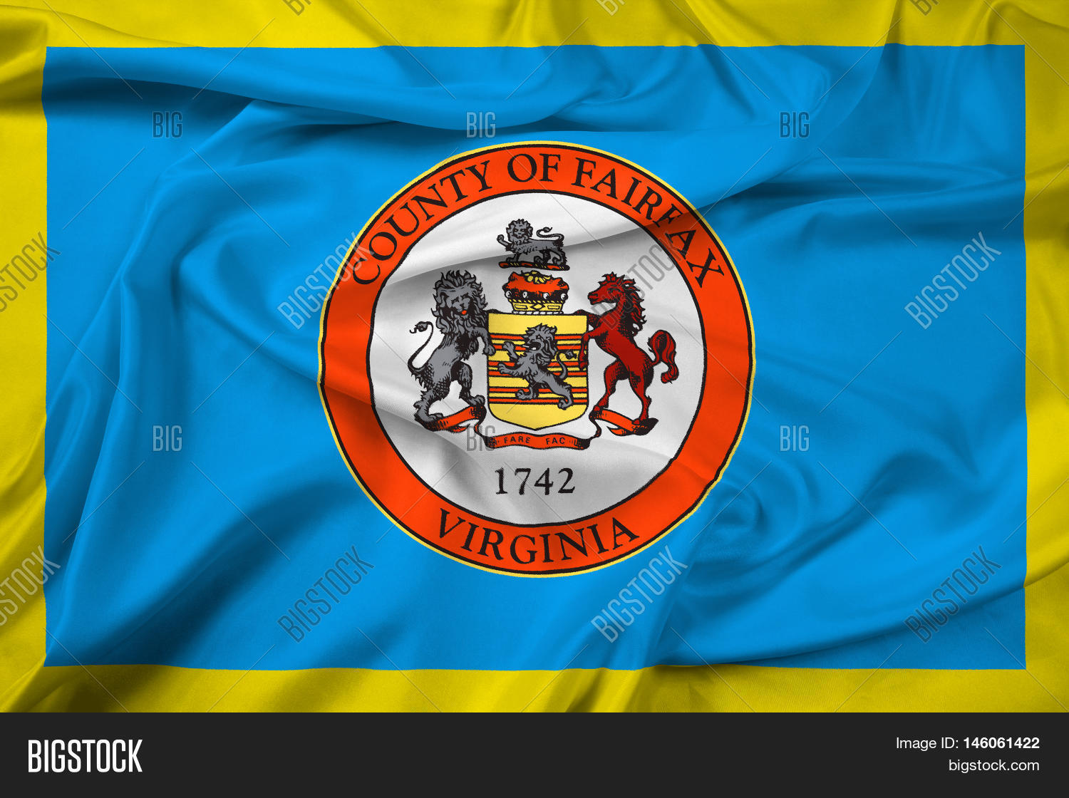 Waving Flag Fairfax Image & Photo (Free Trial) Bigstock