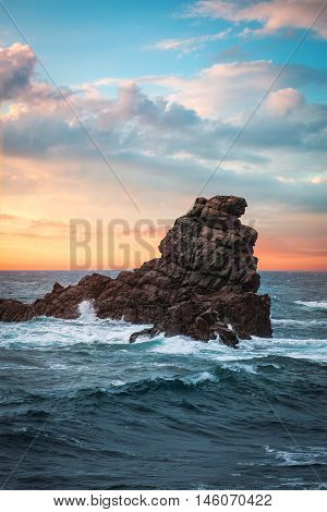 Easter Island Rocky Coast.