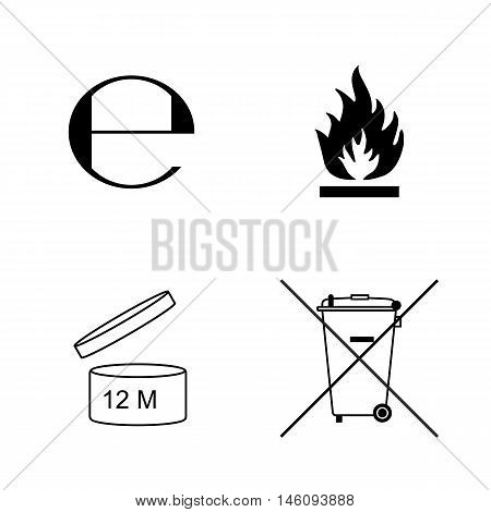 Flat style vector icon. Handbook general symbols.