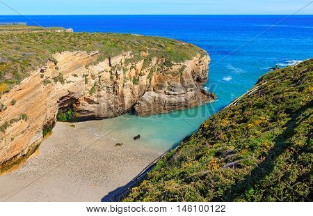 Cantabric Coast Summer Landscape.