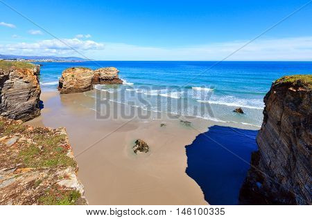 Cantabric Coast Summer Landscape.