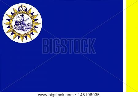 Flag of Nashville is the capital of Tennessee United States