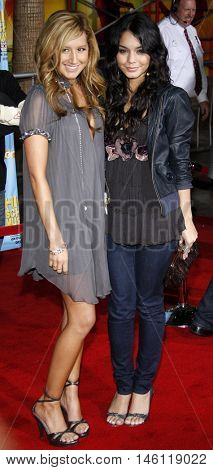 Ashley Tisdale and Vanessa Hudgens at the DVD Release premiere of 